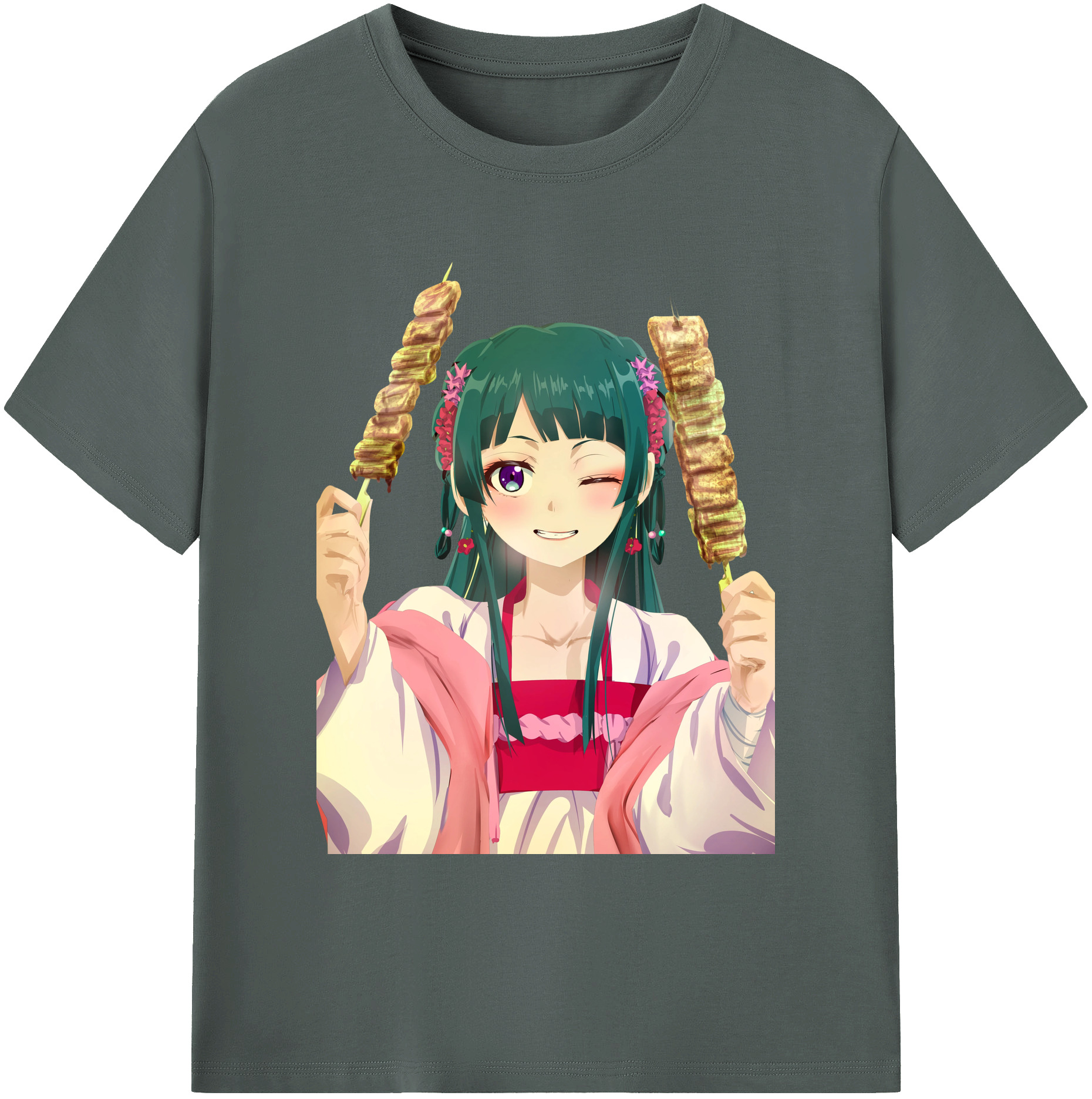 （画像用） 薬屋のひとりごと The Apothecary Diaries 綿100％ メンズ半袖Tシャツ｜肌触りやわらか＆通気性